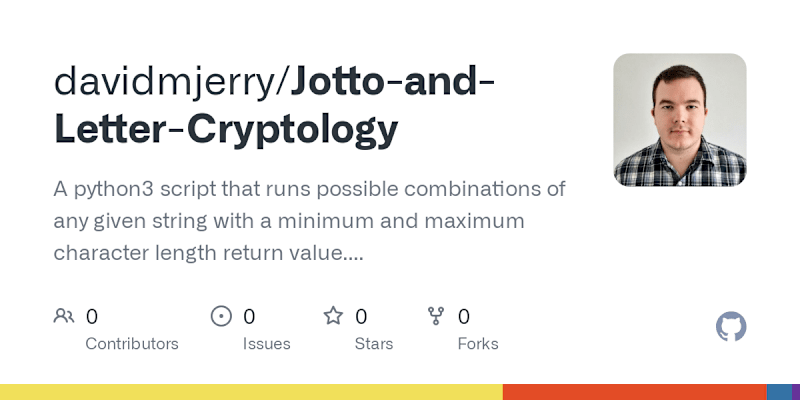 Cover image for Jotto and Cryptology