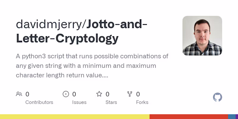 Cover image for Jotto and Cryptology