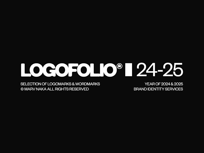 Cover image for LOGOFOLIO ©24-25 - SELECTED MARKS