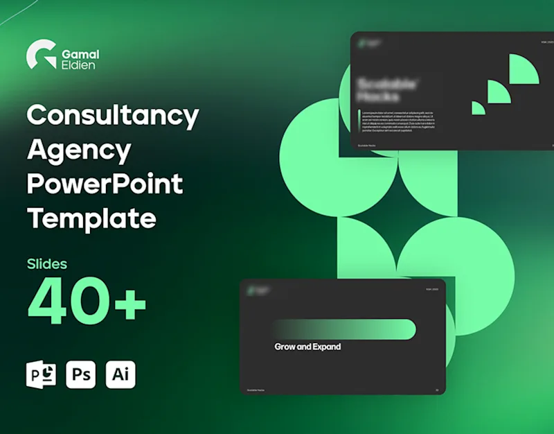 Cover image for Agency PowerPoint Template | Presentation Temp
