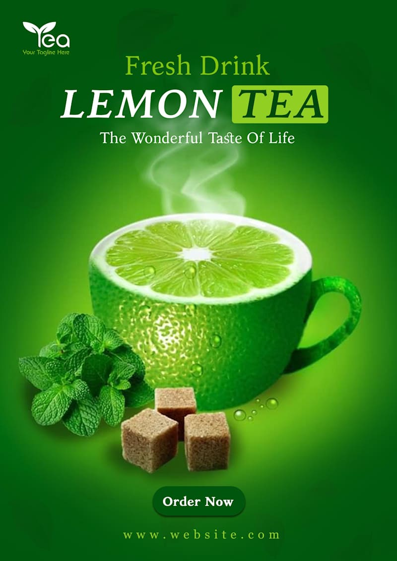 Cover image for Tea ads poster