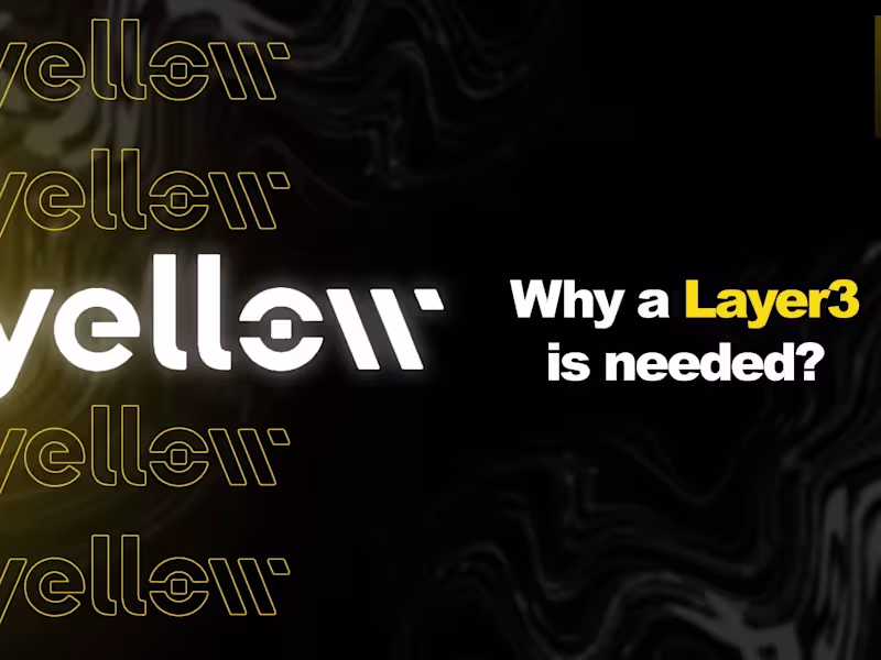 Cover image for Why Layer-3 is Required: Yellow Network
