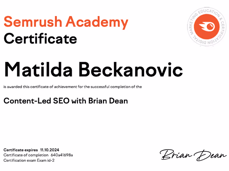 Cover image for Content-led SEO