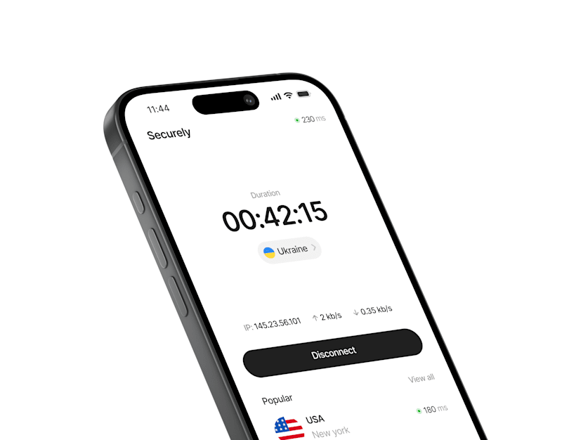 Cover image for Securely vpn app design
