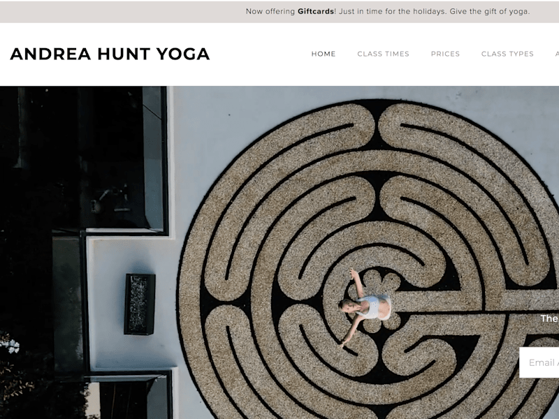 Cover image for Andrea Hunt Yoga
