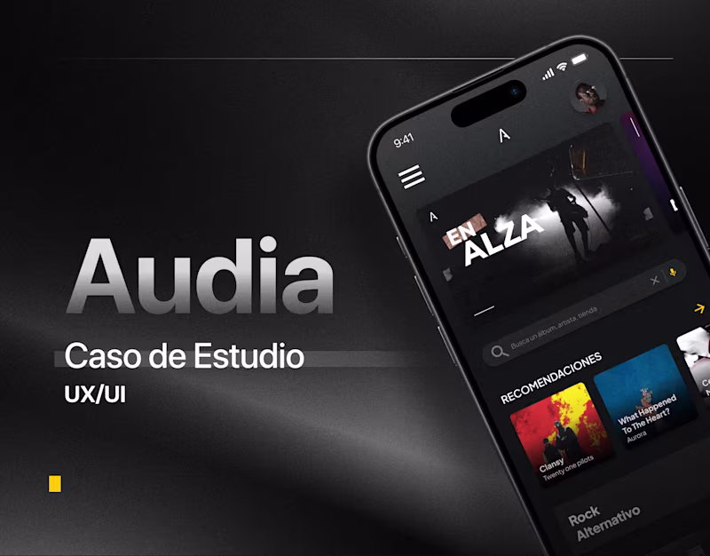 Cover image for Audia App- Study Case UX/UI