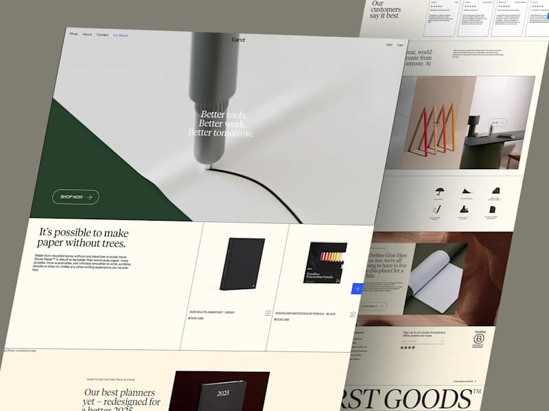 Cover image for Karst Goods Website