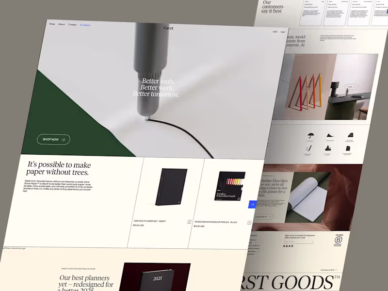 Cover image for Karst Goods Website