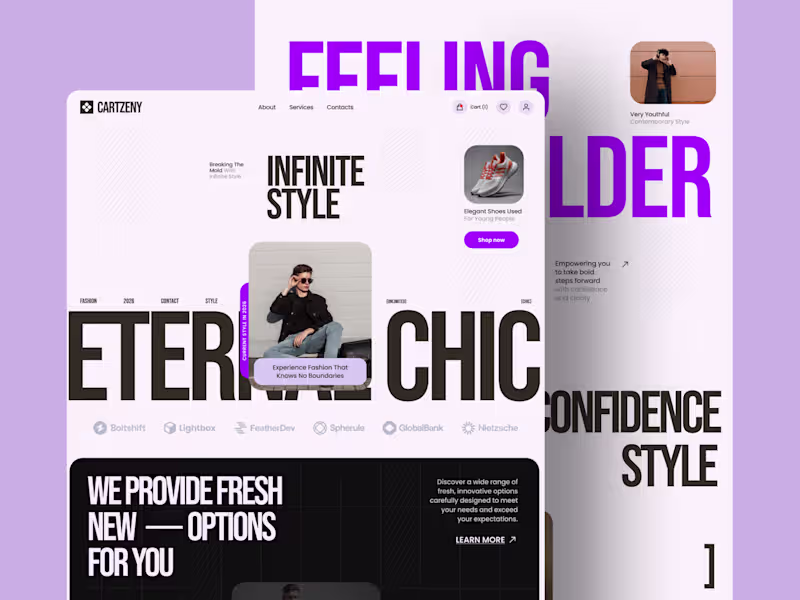 Cover image for Recently designed an E-commerce Fashion