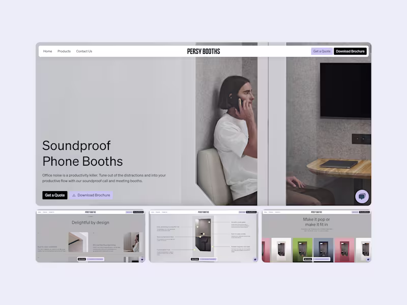 Cover image for Persy Booths | Webflow Development