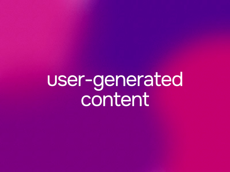 Cover image for user-generated content