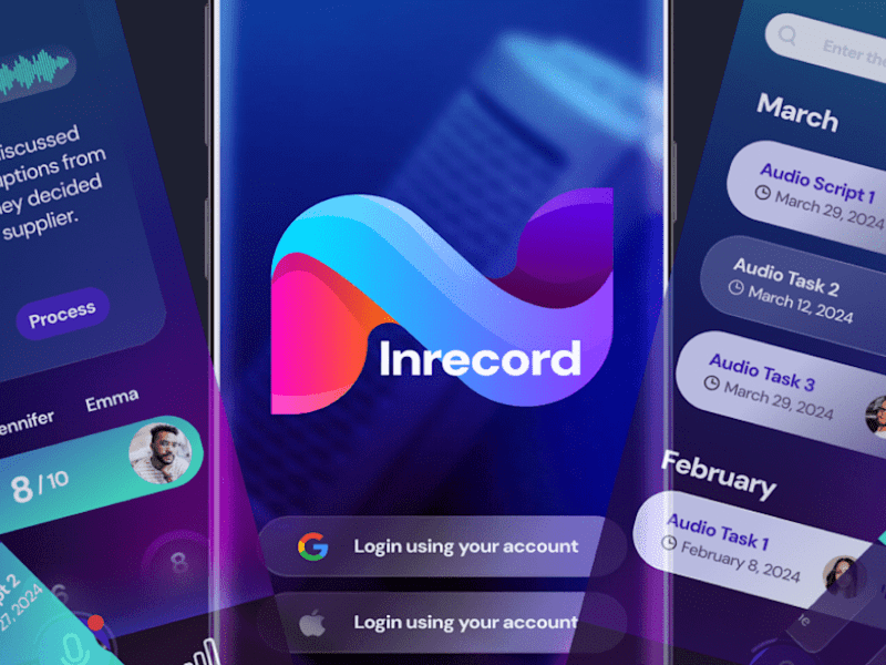 Cover image for INRECORD | UI / UX DESIGN