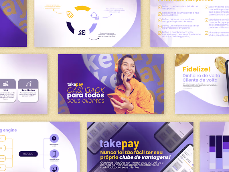 Cover image for business presentation, pitch deck & graphic designer