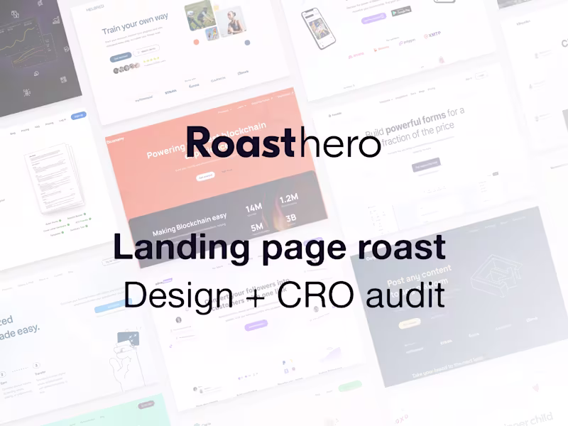 Cover image for Landing Page Roast