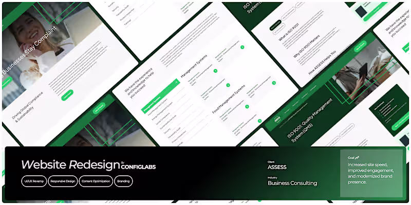 Cover image for Assess Website Redesign & Development