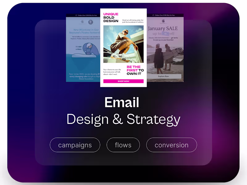 Cover image for Email Marketing Specialist & Designer for Ecom & Digital Brands