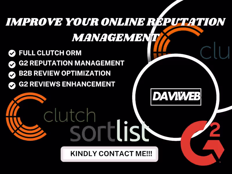 Cover image for Increase the repute of your website with clutch goodfirm sorlist