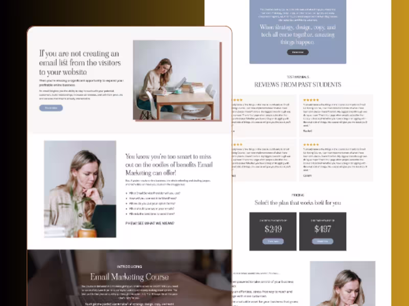 Cover image for High-Converting Carrd Landing Page Design