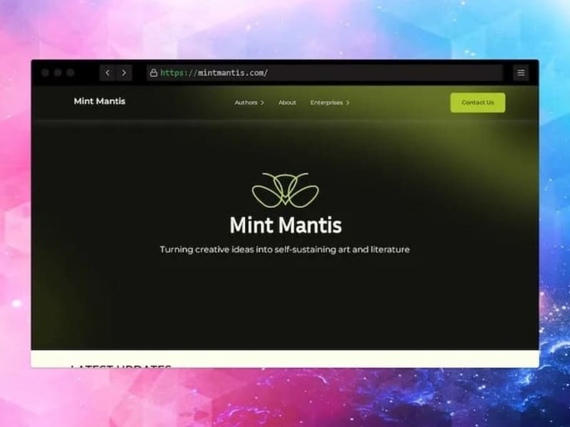 Cover image for Mint Mantis | Smart Publishing, Artist Management, Sponsorships