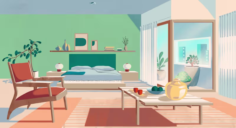 Cover image for Huergo 475 - Character & background illustration