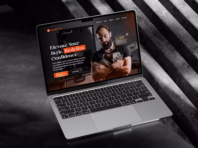 Cover image for Salon & Spa Booking Website UI - Clean, Modern, and Intuitiv...