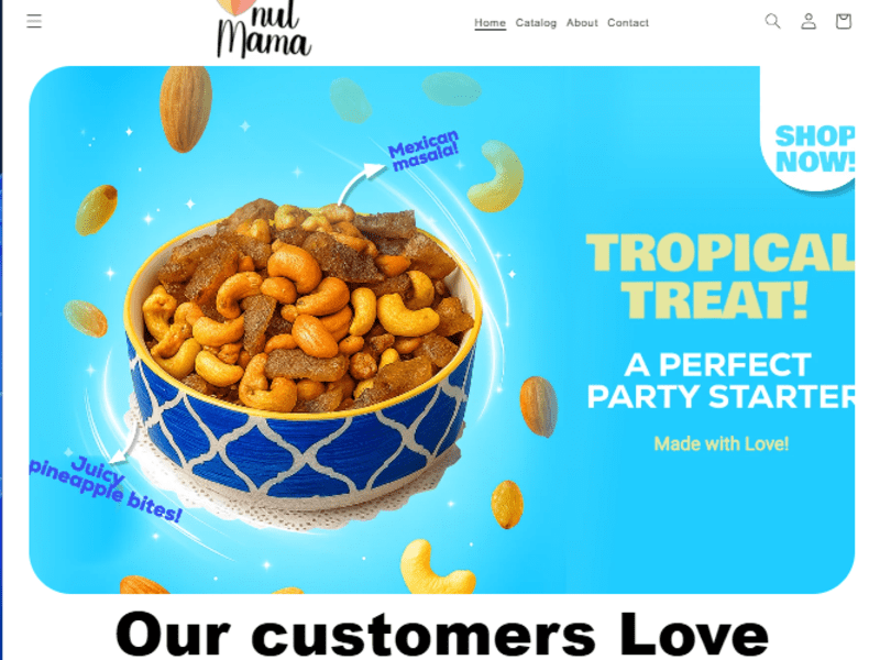 Cover image for NutMama – Shopify E-commerce Store for Organic Superfoods