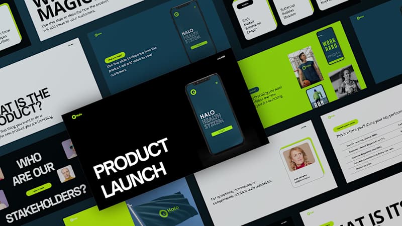 Cover image for Halo - Pitch Deck Presentation:: Behance