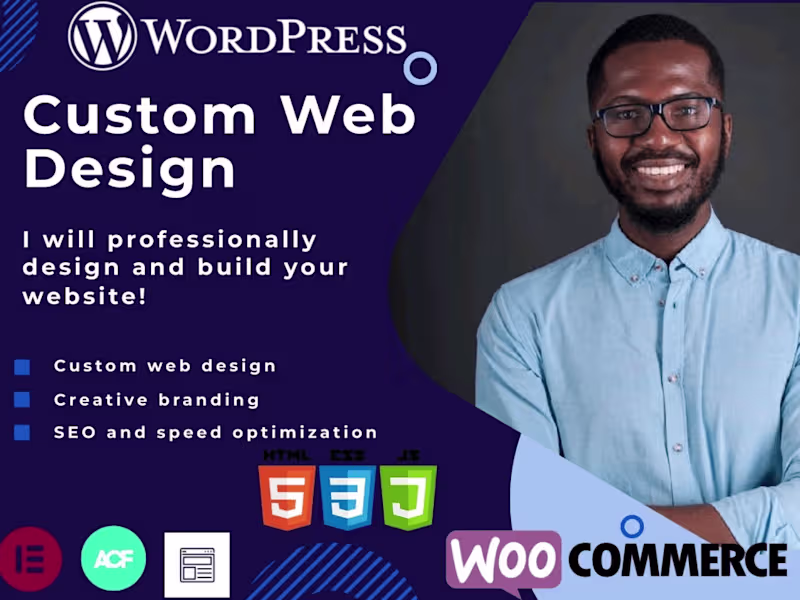 Cover image for You will get a custom professional website tailored for you