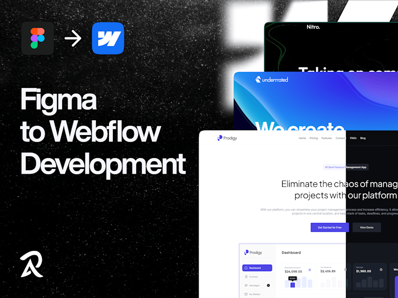 Cover image for 🏆 Figma to Webflow Landing Page