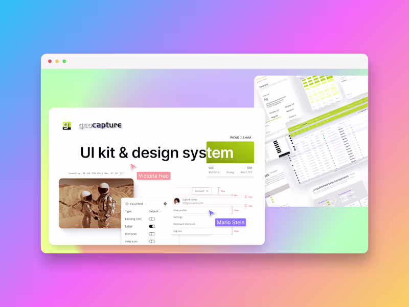 Cover image for UI kit & Design System