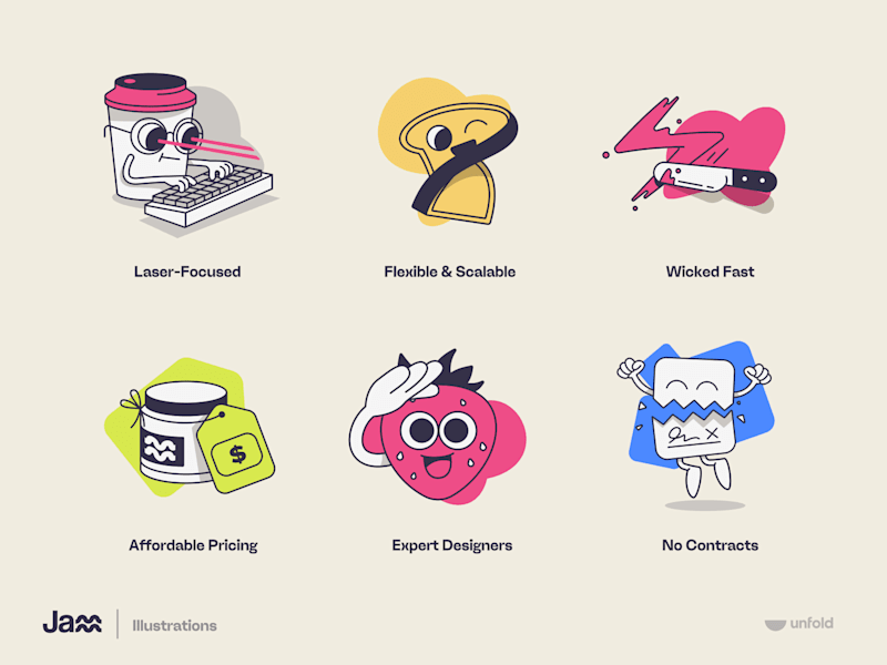 Cover image for Jamm Website Illustrations