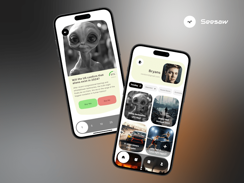 Cover image for Modern Reskin for Seesaw's Prediction App