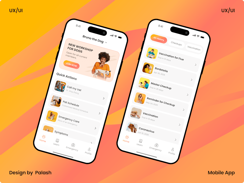 Cover image for Pet care app