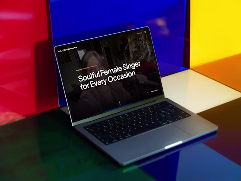 Cover image for Lillie Kerman Vocalist: Framer Website Development