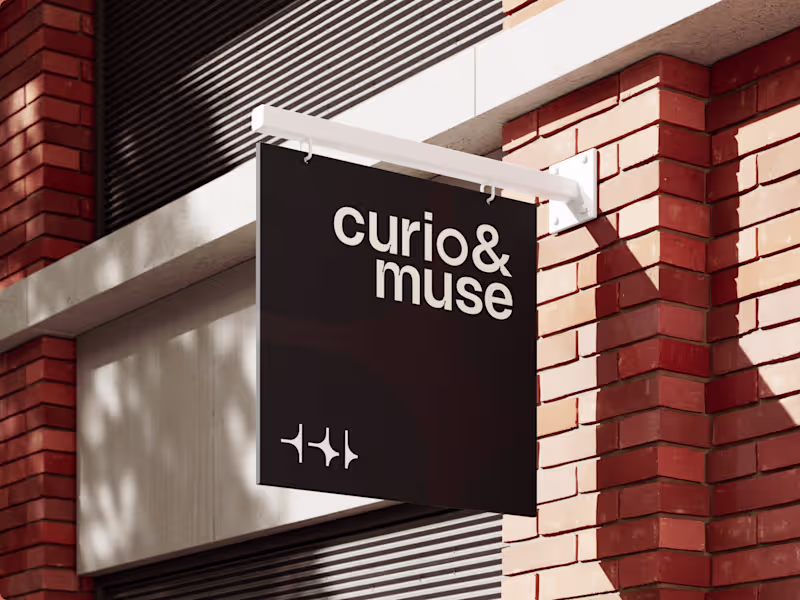 Cover image for Brand Identity for Digital Publishing | Curio & Muse
