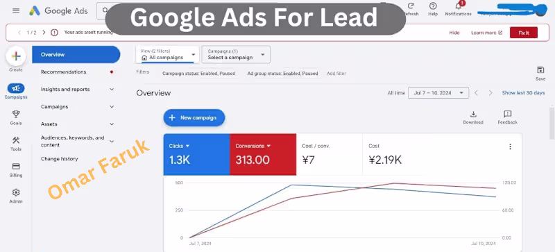 Cover image for Lead Generation with High-Converting Google Ads Campaigns