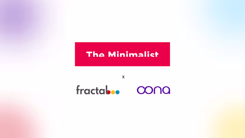 Cover image for The Minimalist x Fractal website X Oona website 