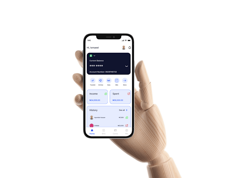 Cover image for A Banking/ Fintech App Design