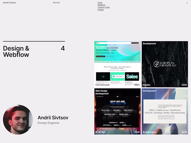 Cover image for Webflow Development