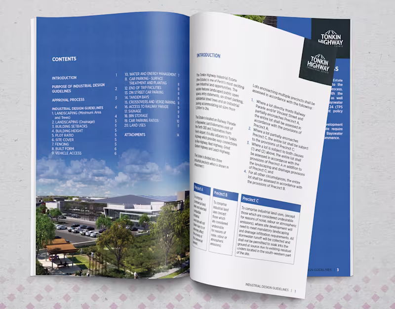 Cover image for Project brochure