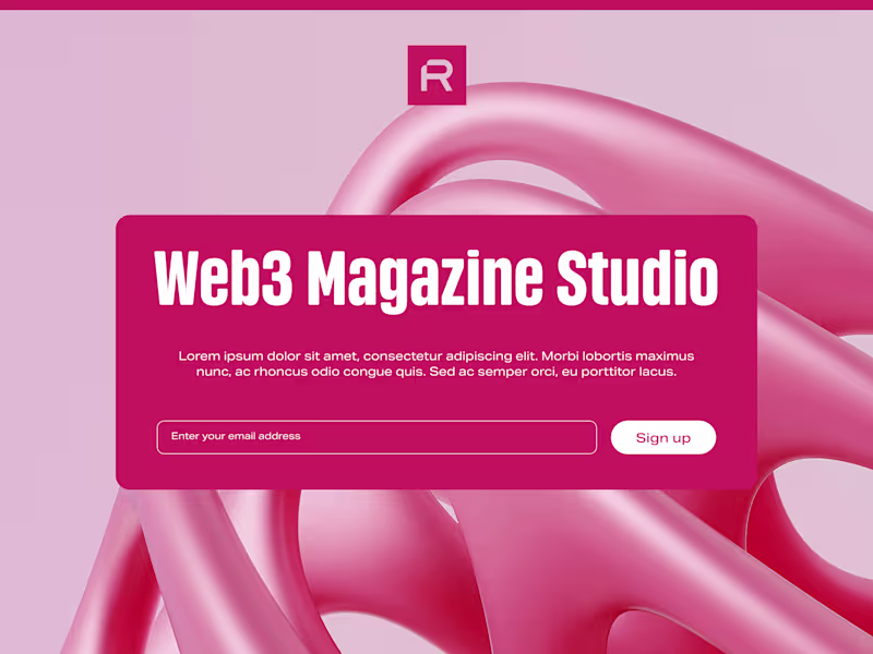 Cover image for R Magazine - Visual Identity