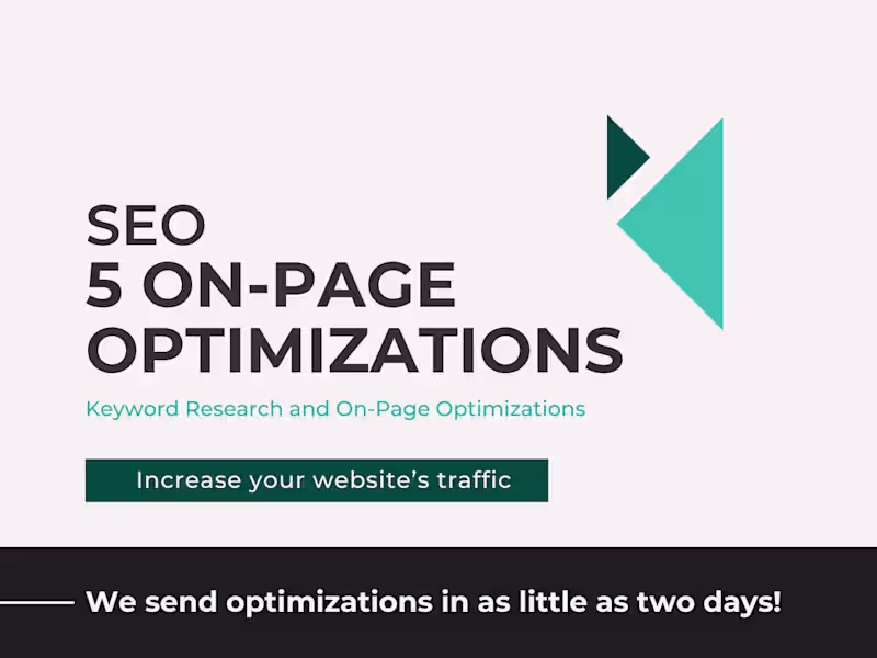 Cover image for On-Page SEO Optimizations