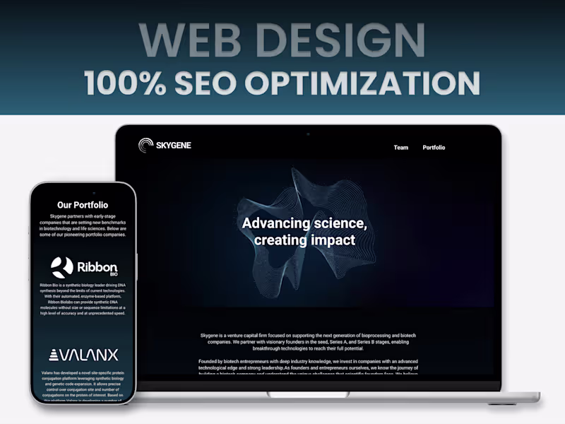 Cover image for Skygene - Web Design