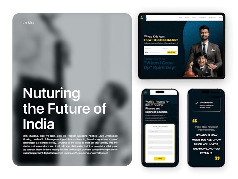 Cover image for Landing more registrations : MyBizKid
