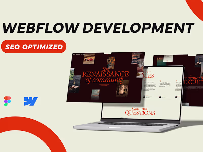 Cover image for Webflow Development