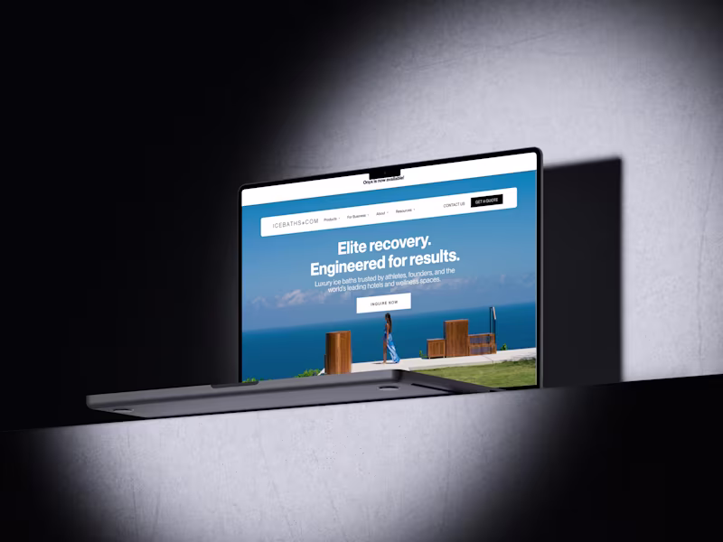 Cover image for Icebaths.com -  Instant Enterprise Web Design and Development
