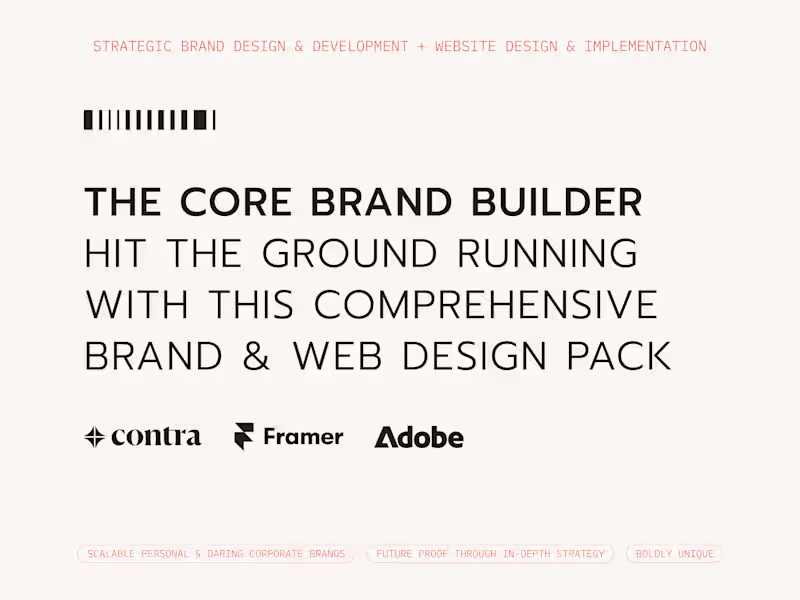 Cover image for Core Brand Builder