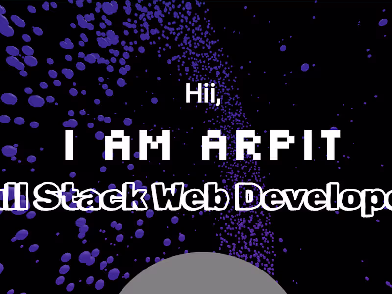 Cover image for Full Stack Web Development