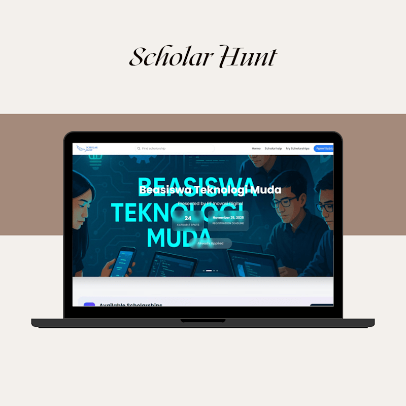 Cover image for Scholar Hunt – Scholarship Platform