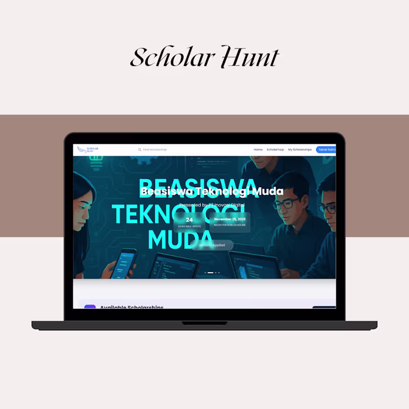 Cover image for Scholar Hunt – Scholarship Platform